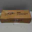 Zakkart Easy Seat Cat Perch for Window Sill - Hammock Design w/Premium Wood & Robust Metal Frame - Cat Window Seat for Large Cats and Kittens (Dark Stained Wood w/Gray Bed, Large (26''W x 14''D))