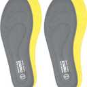 riemot 2 Pairs Memory Foam Insoles for Women Replacement Shoe Inserts for Sneaker,Work Boot,Comfort Cushion Shoe Insole,Breathable Inner Soles Shock Absorbing for Foot Pain Relief Grey US10/ EU41