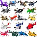Liberty Imports Pull Back Airplanes Toys Vehicle Playset, Variety Pack of Helicopters, Stealth Bombers, Fighter Jets, Aircraft, Planes for Kids Toddlers Party Favors (18 Pack)