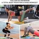 Booty Bands Set, Resistance Bands for Working Out, Exercise Bands for Women and Men Legs and Butt, Stretch Bands for Pilates, Yoga Starter Set