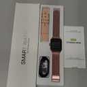 CASCHO Smart Watch for Women (2 Bands), Bluetooth Call Smartwatch with AI Voice,1.85" HD Fitness Watch,Heart Rate/SpO2/Steps/Sleep Monitor,120+ Sports Modes,IP68 Waterproof Watch for Android iOS-Rose