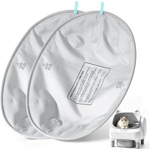 2Pcs Cat Litter Pad for Open Top Self-Cleaning Litter Box Replacement Liner