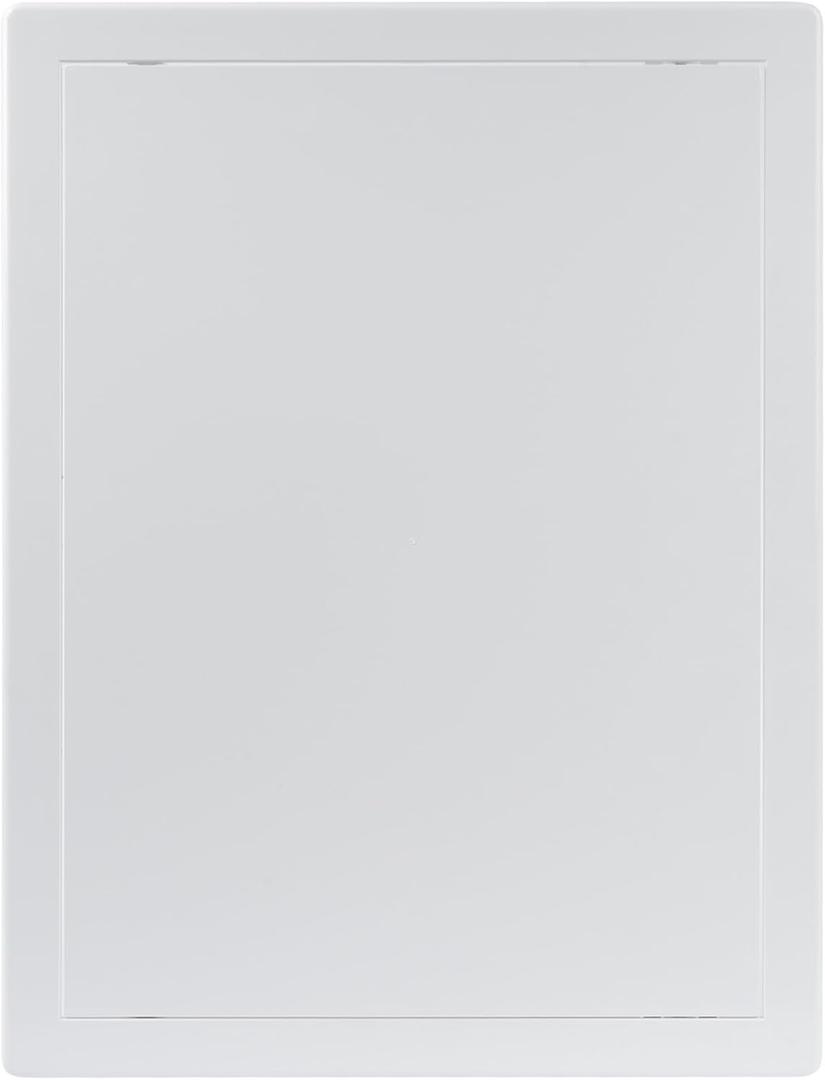 12x16 Inch White Access Panel  ABS Plastic Rectangular Wall & Ceiling Access Door for Plumbing Electrical HVAC  Easy Install Indoor Panel for Drywall, Home Improvement and Maintenance