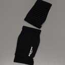 COOLOMG Basketball Knee Pad for Kids Youth Adult, Compression Anti-slip Knee Sleeve for Baseball Volleyball Football, Sports Knee Protector (1 Pair) (X-Small, Black Bubble)