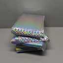 MOUCHOT Bubble Mailers, 50 Pack Holographic Bubble Mailers with 3 Sizes, Waterproof Self Seal Adhesive Foil Glitter Glamour Shipping Bags for Mailing, Packing, Small Business, Jewelry Makeup Supplies