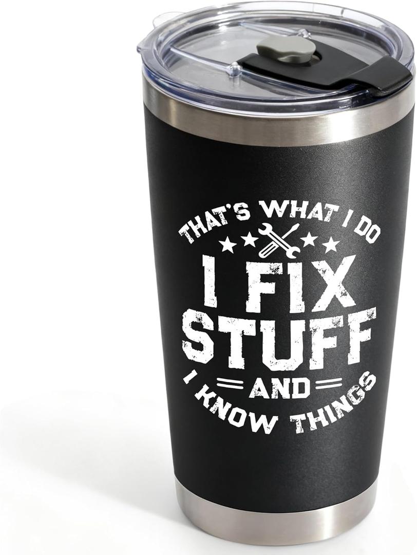 Birthday Gifts for Men, Dad, Him, Handyman, Grandpa - Dads Birthday Gift Ideas, Gifts for Dad for Birthday, Fathers Day, Christmas - Cool Mens gifts Ideas, Mens Birthday Gift Ideas - Men Tumbler 20 oz