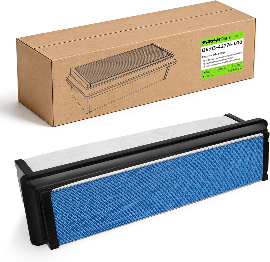 03-42776-010 Engine Air Filter Compatible with Freightliner Cascadia 2019-2022 Accessories Replacement Parts 91559 TR504-EF 0342776010 997879