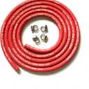 10FT Fuel Line Hose 4AN 6mm 1/4 Inch High Pressure Hose 2.8Mpa 400PSI for Fuel Systems Engines Tube Hose (Attached Hose Clamp)