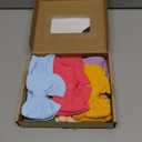 CLLOT 6 Pcs Super Stretchy Soft Handmade Headbands with Double Bows Head Wrap Nylon Hair Accessories For Newborn Baby Girls Infant Toddlers Kids(Green) (Colorful)