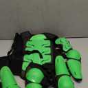 Youth Dirt Bike Gear, JUSTDOLIFE 5 PCS Motorcycle Armor Protection Jacket, Kids Motorcycle Armor with Knee Pads Elbow Pads Chest Protector Racing for Outdoor Sports (Green)