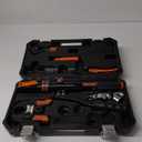 IBOSAD Copper Tube Fittings Hydraulic Pex Pipe Crimping Tools Press Crimper Pressing Pliers for Copper 1/2",3/4" and 1" and F877 Stainless PEX Press Sleeves 1/2",3/4" and 1",Suit for Tee Fitting