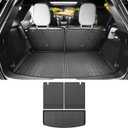 Cargo Liners for 2020-2025 2026 Ford Explorer 6&7 Passenger Trunk Mat with Seat Back Cover Accessories, All Weather Rear Cargo Mat Backrest Protector