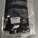 35inch Hair Scarf for Black Women Hair Silk Scarfs Satin Head Scarf Square Scarf Bandanas Hair Wraps Scarf for Women(Black) (Black)