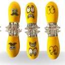 Fumiko's Unique Corn Holders for corn on the cob - 10 PCS/5 corn cob holders set, Fun Faces, interlocking corn holder set making your corn on the cob experience even more entertaining