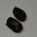 Space Buns Hair Piece 2 Pack Fake Bun Extension for Women Claw Clip Messy Bun Hair Pieces for Updos Natural Mini Bun Hairpieces Cosplay Priness Leia Buns (Cool Brown)