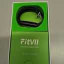 FITVII FINO 2 Slim Fitness Tracker, Smart Watch with Blood Oxygen, Sleep Monitor, 24/7 Heart Rate & Blood Pressure, IP68 Waterproof Health Activity Trackers with Calories Step Counter for Women Men (Black)