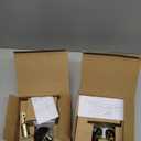 Exterior Door Lock Set with Deadbolt, Single Cylinder Deadbolt Lock and Door Knob Set, Keyed Alike Door Locks for Front Door,Matte Black Door Knob and Deadbolt Set(2Pack Set)