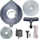 Recoil Starter Pulley Spring Grip Rope Kit for Husqvarna 435 440 Chainsaw Replace # 505647301, 537423201, 540057502