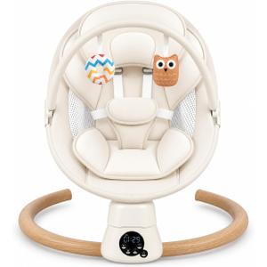 Electric Baby Swing for Infants Newborn with 5 Motions & 12 Melodies