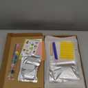 Baby Hand and Footprint Kit - Clay Handprint Keepsake Frame, Newborn Nursery Picture Frame, Personalized New Mom Gifts for Baby First Christmas Shower (Medium Oak) (Duo Frame, 13" x 7.8")