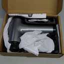 Massage Gun, Muscle Massage Gun for Athletes Handheld Electric Deep Tissue Back Massager, Percussion Massage Device for Pain Relief with 30 Speed Levels 9 Heads (Grey)