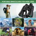 20x50 High Powered Binoculars for Adults, Waterproof Compact Binoculars with Low Light Vision for Bird Watching Hunting Camping Travel Cruise Hiking Sports Stargazing, Christmas Birthday Gifts for Men