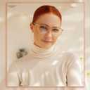 Madison Avenue Square Vintage TR90 Blue Light Blocking Reading Glasses for Women, Anti Eyestrain/Glare Computer Readers