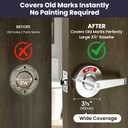 Commercial Bathroom Door Handle | Vacant Occupied Bathroom Lock for Public Restroom |Occupied Door Handle for Office/Restaurant/Hospital/Gym, ANSI Commercial Grade 2