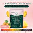 Decatela 90 Count Premium Feminine Balance Gummies for Women, with Probiotics - pH Balance & Immune Support + Odor Control - Vegan Gluten-Free Hawaiian Pineapple Flavor (45 Servings)