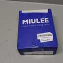 MIULEE White Sheer Curtains 90 Inches Long, 4 Panels Set, Light Filtering Rod Pocket Voile Drapes for Living Room and Bedroom, Airy Soft Fabric Window Treatments, 42 x 90 Inches