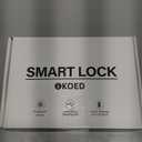 Door Knob,Fingerprint Door Lock for Bedrooms,Smart Door Knob,Keyless Entry Door Lock with APP