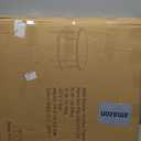 Yusong Round Glass Coffee Tables for Living Room, 2-Tier Circle Coffee Table with Storage, 26" Modern Center Accent Table with Light Black Glass, Small End Table for Small Space, Bedroom