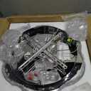 18" Sliver Crystal Flush Mount Chandelier with Remote