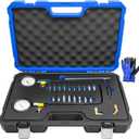 Brake Pressure Tester, Universal Brake Pressure Gauge, 0-3500PSI ABS Hydraulic Oil Pressure Gauge Kit, Brake System Test Diagnostic Tool for Gasoline Car
