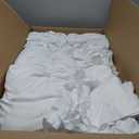 Comforter 3 PCS - 1 Frilled Comforter with Ruffle Edge Corners and 2Pillow Cases - 600 T C - 3 PC Comforter Set White/Twin XL