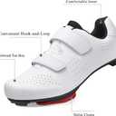 Women & Men Cycling Shoes Compatible with Peloton Bike Indoor Road Riding Biking Bike Shoes with Delta Cleats Included, 11 Women/9 Men, 2600-white1