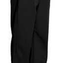 Pembrook Mens Elastic Waist Pants for Seniors with Zipper and Button - Relax Fit Elastic Waist Jeans for Men (Large, Black)