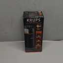 KRUPS Silent Vortex Electric Coffee Grinder: 3 oz Capacity, 5x Quieter, 175W Motor for Coffee Beans, Spices & Herbs - Removable Dishwasher-Safe Bowl, 12-Cup Yield, Black