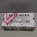 Skechers Girls' Uno Lite Spread the Love Sneakers (13 Little Kid, White/Mint)