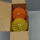 VITEVER 3.5 Squeaky Dog Toy Balls (6 Colors) Puppy Chew Toys for Teething, BPA Free Non-Toxic, Spikey Dog Balls for Medium, Large & Small Dogs, Durable Toys for Aggressive Chewers