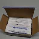 50 Pcs 1ml Syringes with Caps Oral Dispenser Individually Sterile Warpped for Medicine Dropper, Colostrum Collect Feeding Pets, Liquid