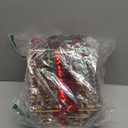 Christmas Decorations, 3-Piece Set, Box Ornaments with Bows, Illuminates Christmas Tree Skirts. Suitable for Indoor, Courtyard, and Outdoor Lawn Decorations. (Gold)