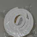 White Door Window Weather Stripping Self Adhesive Foam Tape 1 in  3/4 in  13 Ft, High Density Foam Sealing Strip Window Insulation Weatherproof Gasket Tape for Doors and Windows