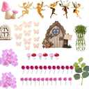 Fairy Cake Toppers Fairy Garden Theme Cake Topper Set For Birthday Baby Shower
