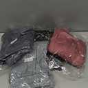 4 Pack Joggers for Women - Sweatpants with Pockets Lightweight Comfy Yoga Pants for Workout Travel Lounge (Small, Black/Light Grey/Dark Grey/Pink)