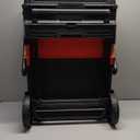 CRAFTSMAN 22-in. Rolling Tool Box with Wheels, Black, Plastic, Lockable (CMST20880)