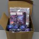 36 Pack Valentine's Day Gift Cards with Galaxy Stress Balls Galaxy Pattern Cards Space Theme Galaxy Stress Balls Set for Valentine's Day Classroom Exchange Gift (Galaxy)