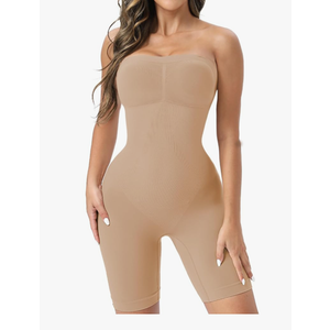 Strapless Shapewear Bodysuit Butt Lifter Body Shaper for Women Under Dress Tummy Control full Body Shapewear Size S