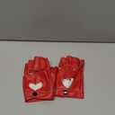 gootrades Punk Fingerless Dance Glove For Women, Jazz Style Glove, PU Leather