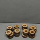ETHZZLE 24pcs Rustic Handmade Wooden Napkin Rings for Cloth Napkins Lightweight Portable Holders with Strong Design Elegant Table Decor for Party and Valentine S Day
